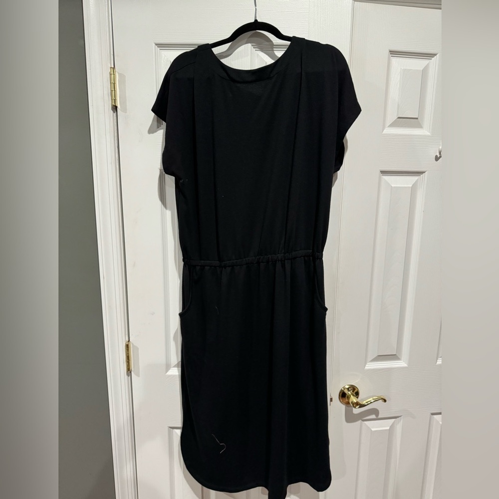 Lula roe black cotton dress size large